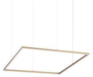 Ideal lux 370538 LED závesné stropné svietidlo ORACLE | 53W integrovaný LED zdroj | 2610lm | 3000K | sťahovacie | na lanku | bronz