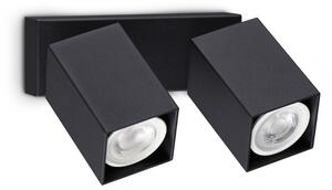Ideal lux 371238 bodové nástenné svietidlo DYNAMITE GU10 | čierna