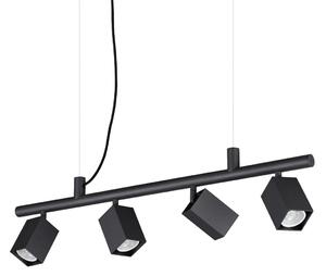 Ideal lux 371382 závesné stropné svietidlo DYNAMITE GU10 | sťahovacie | na lanku | čierna