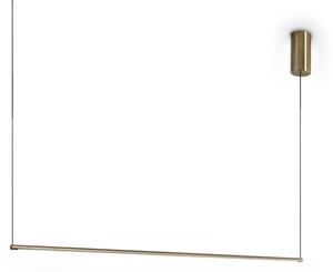Ideal lux 371795 LED závesné stropné svietidlo ESSENCE | 19W integrovaný LED zdroj | 1410lm | 3000K | sťahovacie | na lanku | bronz