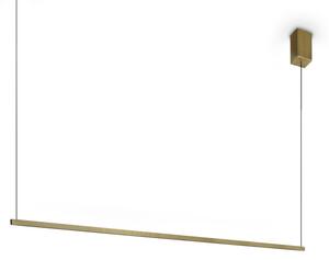 Ideal lux 371856 LED závesné stropné svietidlo ESSENCE | 19W integrovaný LED zdroj | 1410lm | 3000K | sťahovacie | na lanku | bronz