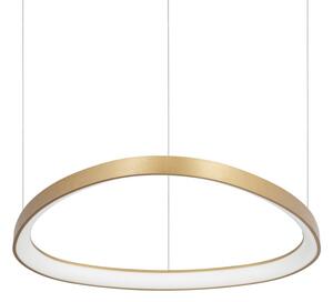Ideal lux 372174 LED závesné stropné svietidlo GEMINI | 47W integrovaný LED zdroj | 3470lm | 4000K | sťahovacie | na lanku | bronz