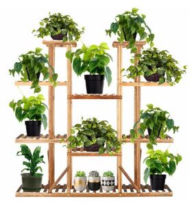 SPRINGOS Drevený stojan na kvety SPRINGOS PLANT 12