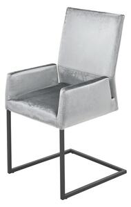 S 300-stolička s kovovou swing podnožou a podrúčkami