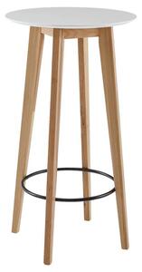BAROVÝ STÔL, dub, biela, 60/110/60 cm MID.YOU - Online Only zostavy, Online Only