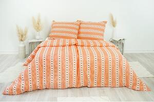 Stanex Luxusné obliečky Krep Barunka oranžová 140x200/70x90 cm