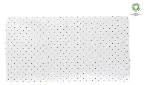 MOTHERHOOD MOTHERHOOD Plachta napínacia s gumičkou BIO Black Dots 60x120 cm