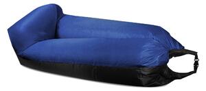 Aga Nafukovací vak LAZY BAG 230x70 cm Čierny/Červený