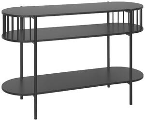 KONZOLOVÝ STOLÍK, čierna, kov, kompozitné drevo, 110/39/76 cm Xora - Online Only obývacie izby, Online Only