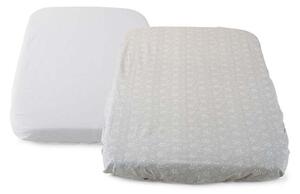 CHICCO CHICCO Plachta na postieľku Next2Me 2 kusy - Grey fox