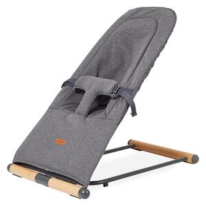 Lehátko skladacie Evolux Natural Anthracite