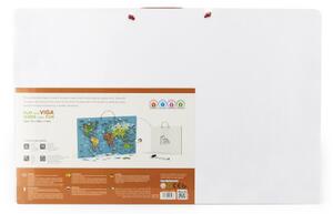 Magnetická tabuľa 2v1 Viga 44508 mapa sveta