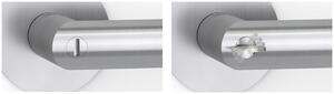 Griffwerk Avus One smart2lock kľučka na rozete uzamykateľná WC - uzamykateľné Pravá čierna matná (CM)