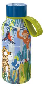Nerezová termofľaša Solid Kids s pútkom Jungle 330 ml