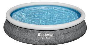 Bazén s filtračným čerpadlom Bestway 57313 sivý 457x84 cm