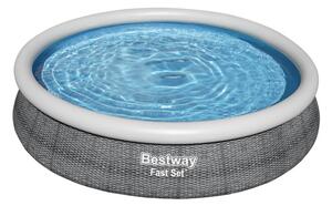 Bazén s filtračným čerpadlom Bestway 57445 sivý 366x76 cm