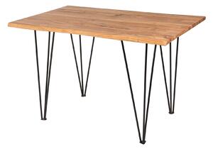 Jedálenský stôl MAMUT 120 cm - hnedá