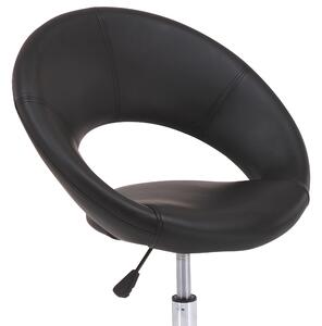 Otočná stolička VAIO čierna/čierny šev