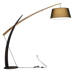 Klausen Klausen 107006 - Stojacia lampa GALLANT 1xE27/11W/230V hnedá/čierna KS0202 + záruka 3 roky zadarmo