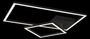 Trio R62642432 LED stropné svietidlo Padella 1x25W | 3000lm | 4000K - stmievateľné, nastaviteľné, Dimmer Switch, matná čierna