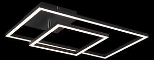 Trio R62642432 LED stropné svietidlo Padella 1x25W | 3000lm | 4000K - stmievateľné, nastaviteľné, Dimmer Switch, matná čierna