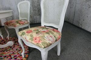 (3631) VILLETTA kvetovaná stolička - set 2 ks