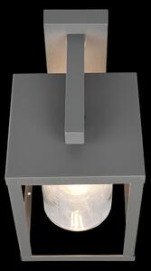 Trio 212069142 vonkajšia nástenná lampa s pohybovým čidlom Lunga 1x40W | E27 | IP44 - antracit