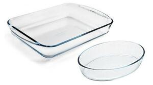 Pyrex Súprava sklenených pekáčov 2 ks, 3,7 l + 2,2 l