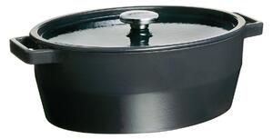 Pyrex Liatinový kastról s pokrievkou 6 l, 33 x 25 cm, sivá, 6 l