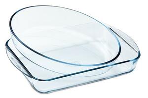 Pyrex Súprava sklenených pekáčov 2 ks, 2,7 l + 2,2 l