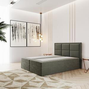 Čalúnená posteľ ROMA rozmer 140x200 cm Zelená