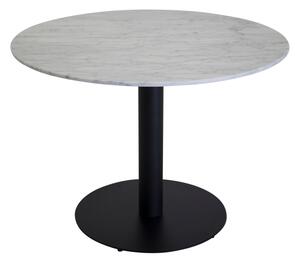Estelle okrúhly jedálenský stôl (biela/čierna)
