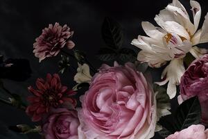 Fototapeta kytica kvetov v detailnom zábere