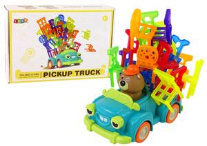 LEAN TOYS Arkádová hra - Padajúce stoličky s pohybujúcim sa autom