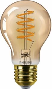 Philips LED filament žiarovka E27 A60 5,5W (40W) 2200K stmievateľná, jantárová