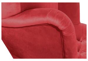 KRESLO UŠIAK, textil, svetločervená Max Winzer - Online Only obývacie izby, Online Only