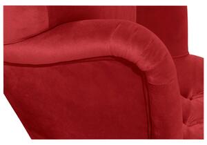 KRESLO UŠIAK, textil, červená Max Winzer - Online Only obývacie izby, Online Only