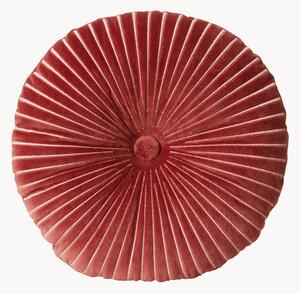 Okrúhla ručne vyrobený bavlnený vankúš Ripple, Ø 35 cm