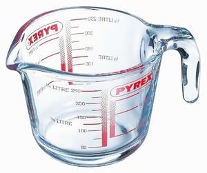 Pyrex Sklenená odmerka 0,25 l, 9 x 8 cm, 250 ml