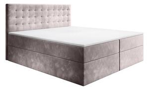 Čalúnená posteľ BARI sivá rozmer 180x200 cm