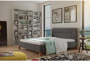 Čalúnená posteľ KAROLÍNA sivá rozmer 90x200 cm