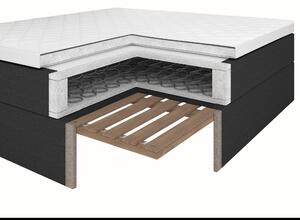 AMERICKÁ POSTEĽ, 160/200 cm, sivá P & B - Online Only zostavy, Online Only