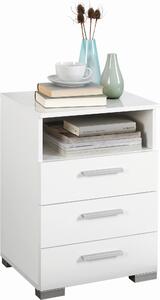 NOČNÝ STOLÍK, biela s vysokým leskom, 45/62/35 cm Carryhome - Spálňové sety