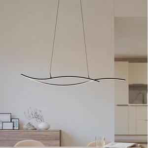 Eglo 901207 - LED Luster na lanku GRISOLIA LED/20W/230V 4000K čierna