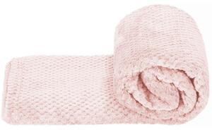 PreHouse Obojstranná plyšová deka 200 x 220 cm - svetlo ružová