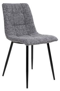 Middel jedálenská stolička sivá