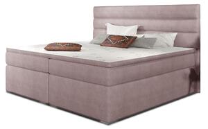 Drevko Čalúnená posteľ Softy - Omega 91 - 140 x 200 cm, Ružová