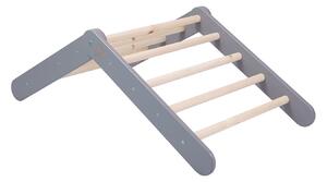Drevený Montessori rebrík pre deti, Gray