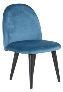Velvet detská stolička modrá