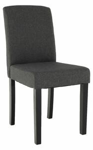 Jedálenská stolička, sivá/čierna, SELUNA